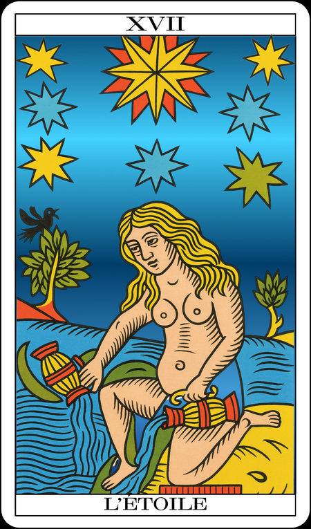 A Estrela, do Tarot de Marselha