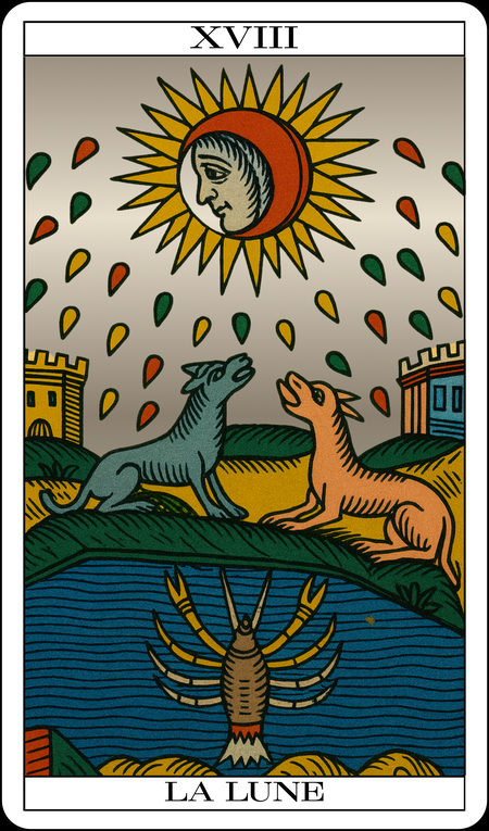 A Lua, do Tarot de Marselha