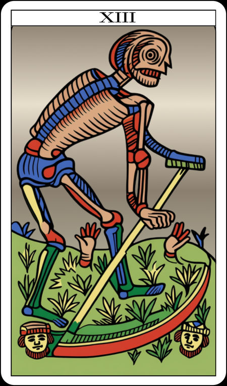 A Morte, do Tarot de Marselha