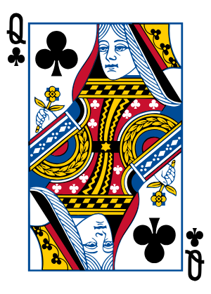 Dama de Paus, do Baralho Comum