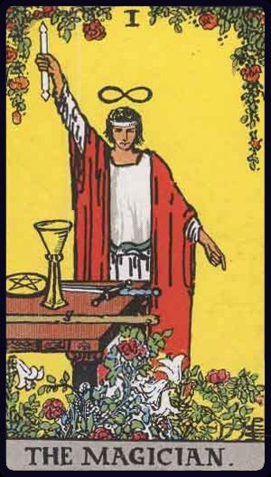 O Mago, do Tarot Rider-Waite-Smith