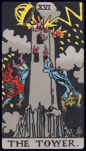 A Torre, do Tarot Rider-Waite-Smith